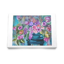 Load image into Gallery viewer, Bouquet of Flower Set of 10, 30, 50 Greeting Cards with Allison Luci Original Art - White