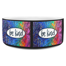 Load image into Gallery viewer, Be Kind Pet Bowl  Black