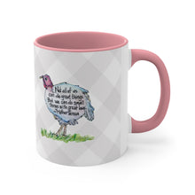 Load image into Gallery viewer, Turkey Love with Mother Teresa Quote Accent Coffee Mug, 11oz - 3 Colors