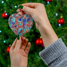 Load image into Gallery viewer, Allie for the Soul Heart Art Ceramic Ornaments