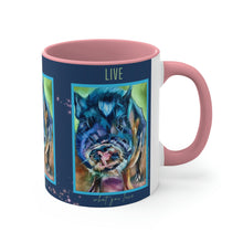 Load image into Gallery viewer, Nester Pig Portrait Inspirational Mug Live What you Love - Coffee Mug - 2 colors