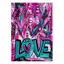 Load image into Gallery viewer, Graffiti LOVE Greeting Card - 1 or 5-Pack