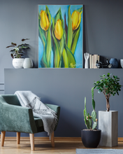 Load image into Gallery viewer, Bright Tulips Gallery Wrapped Canvas