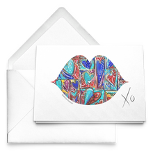 Load image into Gallery viewer, LIPS XO Greeting Cards - Set of 10, 30, 50
