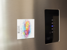 Load image into Gallery viewer, set of 3 inspirational magnets heart colorful art allison luci art fridge magnets love abstract art