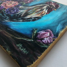 Load image into Gallery viewer, Always Bloomin’ Embellished Print on Canvas with Gold Sides