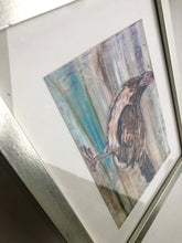 Load image into Gallery viewer, Sad Chicken Framed Giclee Fine Art Print 9” x 11”