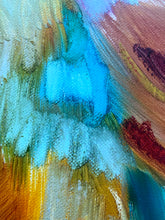 Load image into Gallery viewer, Poncho Rainbow Duck 16” x 20” Original (unfinished) Painting