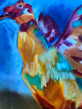 Load image into Gallery viewer, Poncho Rainbow Duck 16” x 20” Original (unfinished) Painting