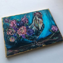Load image into Gallery viewer, Always Bloomin’ Embellished Print on Canvas with Gold Sides