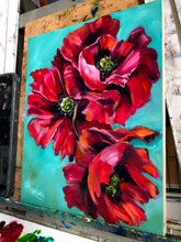 Load image into Gallery viewer, “Hope Always Wins” Original Oil Painting 8” x 10” on Cradleboard