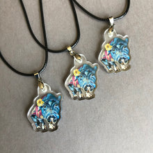 Load image into Gallery viewer, Art on a Necklace - Grandma Lucy Pig