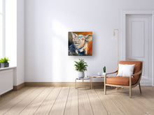 Load image into Gallery viewer, Blue Eye Wilbur Gallery Wrapped Canvas Print from Original Painting for Odd Man Inn