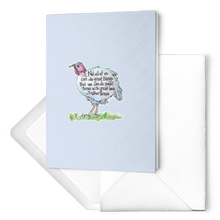 Load image into Gallery viewer, Sweet Turkey with Mother Teresa Quote Cards - Set of 10, 30, 50