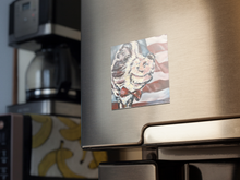 Load image into Gallery viewer, melvin for President pig rescue painting magnet allison luci art odd man inn animal refuge sanctuary