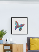 Load image into Gallery viewer, With Brave Wings She Flies - Heart Art Print