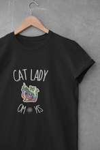 Load image into Gallery viewer, Spiritual Cat Lady T-Shirts OM Yes! UNISEX Comfort Fit 5 Colors