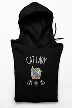 Load image into Gallery viewer, Cat Lady, OM Yes Hoodie (No-Zip/Pullover) - 3 Colors