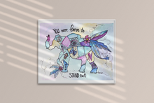 Load image into Gallery viewer, Born to Stand Out Elephant Art Print
