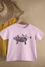 Load image into Gallery viewer, Be Love, Spread Love Pig Shape Heart Art T-Shirt (Toddler Sizes) - 3 Colors