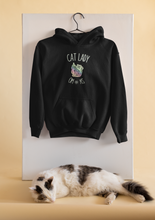 Load image into Gallery viewer, Cat Lady, OM Yes Hoodie (No-Zip/Pullover) - 3 Colors