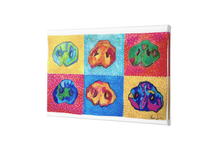 Load image into Gallery viewer, Pig Snouts Large Art Canvas