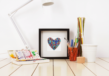 Load image into Gallery viewer, Never Too Much Love - Heart Art Print