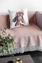 Load image into Gallery viewer, You Goat my Heart Throw Pillow With Flower Crown