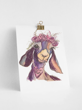 Load image into Gallery viewer, Sweet Pea Goat Love Art Print