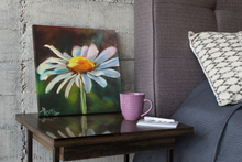 Load image into Gallery viewer, Happy Heart Daisy Gallery Wrapped Canvas