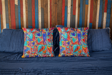 Load image into Gallery viewer, Colorful Heart Art Throw Pillow