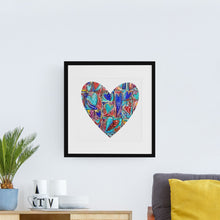 Load image into Gallery viewer, Never Too Much Love - Heart Art Print