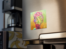 Load image into Gallery viewer, turkey rescue painting allison luci art magnet