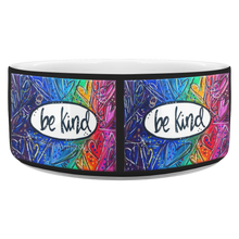 Load image into Gallery viewer, Be Kind Pet Bowl  Black