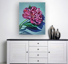 Load image into Gallery viewer, Peony Painting Miracles Blossom Gallery Wrapped Canvas Print by Allison Luci
