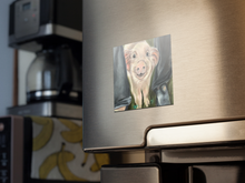 Load image into Gallery viewer, Magnet baby Max from Arthur's Acres Animal Sanctuary painting Allison Luci Art