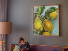 Load image into Gallery viewer, Lemon Art - You are my Sunshine Gallery Wrapped Canvas