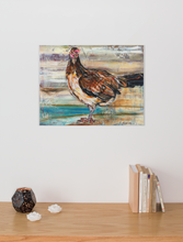 Load image into Gallery viewer, Chicken Gallery Wrapped Canvas Print of Painting