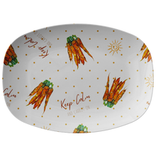 Load image into Gallery viewer, Keep Calm and Carrot On Serving Platter