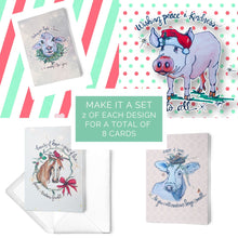 Load image into Gallery viewer, Holiday Card Variety Pack - Set of 8 Messages of Peace and Kindness