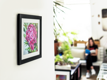 Load image into Gallery viewer, Friendship Blooms Peony Flower Giclee Paper Print Allison Luci Art