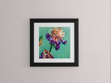 Load image into Gallery viewer, Discovered Treasure Iris Flower Giclee Paper Print Allison Luci Art