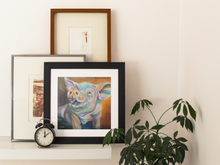 Load image into Gallery viewer, Blue Eyed Wilbur Giclee Fine Art Paper Print for Odd Man Inn