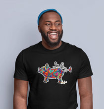 Load image into Gallery viewer, Pig Love UNISEX T-Shirt with Allie for the Soul Heart Art - 7 Colors