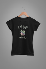 Load image into Gallery viewer, Cat Lady, OM YES! SLIM Fit Women's T-Shirts - 5 Colors