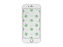 Load image into Gallery viewer, find your inner peas iphone android screensaver wallpaper namaste green peapods allison luci art