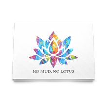 Load image into Gallery viewer, No Mud No Lotus Blank Greeting Cards Set of 10, 30, 50 with Allison Luci Original Art