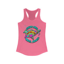 Load image into Gallery viewer, Peace Love and Pigs Women&#39;s Racerback Tank with Dove Design for Arthur&#39;s Acres - 4 COLORS
