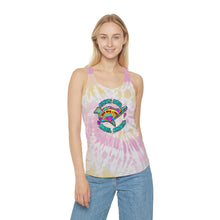 Load image into Gallery viewer, Peace Love &amp; Pigs Dove Design for Arthur&#39;s Acres Tie Dye Racerback Tank Top - 2 Colors
