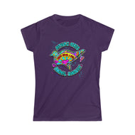 Peace Love and Pigs Women's Softstyle Tee with Dove Design for Arthur's Acres 5 COLORS